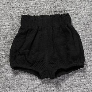 Baby Boy Girl High Waist Black Bubble Bloomer Cotton Shorts Bottom Diaper Cover